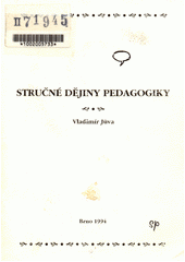 Stručné dějiny pedagogiky  Cover Image
