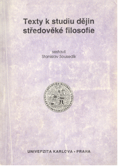 Texty k studiu dějin středověké filosofie  Cover Image