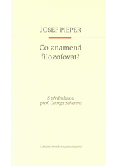 Co znamená filozofovat?  Cover Image