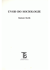 Úvod do sociologie  Cover Image