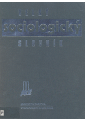 Velký sociologický slovník. I, A-O Cover Image