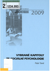 Vybrané kapitoly ze sociální psychologie  Cover Image
