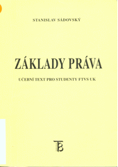 Základy práva  Cover Image