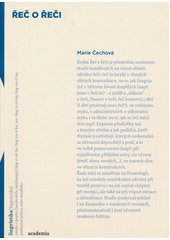 Řeč o řeči  Cover Image
