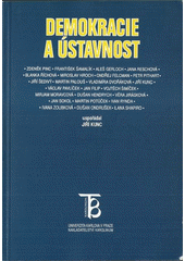 Demokracie a ústavnost  Cover Image