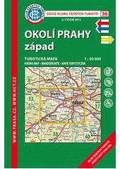 Okolí Prahy - západ turistická mapa 1:50^000 Cover Image