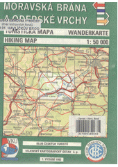 Moravská brána a Oderské vrchy soubor turistických map 1:50 000  Cover Image