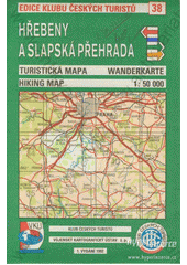 Hřebeny a Slapská přehrada turistická mapa  Cover Image