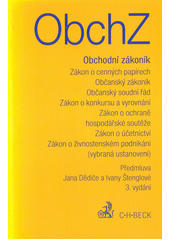 Obchodní zákoník  Cover Image