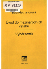 Úvod do mezinárodních vztahů : výběr textů  Cover Image