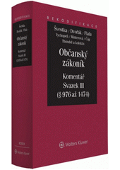 Občanský zákoník : komentář  Cover Image