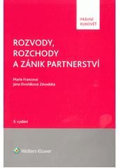 Rozvody, rozchody a zánik partnerství  Cover Image