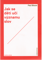 Jak se děti učí významu slov  Cover Image