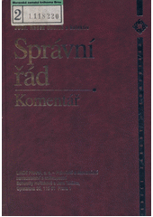 Správní řád : komentář  Cover Image