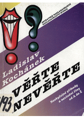 Věřte - nevěřte  Cover Image