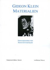 Gideon Klein Materialien  Cover Image