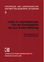 Juden in Ostmitteleuropa : von der Emanzipation bis zum Ersten Weltkrieg  Cover Image