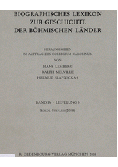 Biographisches Lexikon zur Geschichte der böhmischen Länder. Band IV, Lieferung 3, Sokol-Stefani (2008)  Cover Image