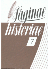 Paginae historiae : sborník Státního ústředního archivu v Praze. 7 Cover Image