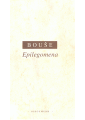 Epilegomena  Cover Image