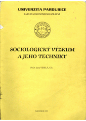 Sociologický výzkum a jeho techniky  Cover Image