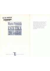 Estetika 20. století  Cover Image