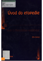 Úvod do etopedie : texty k distančnímu vzdělávání  Cover Image