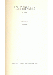 Das Evangelium nach Johannes. Teil 1b  Cover Image