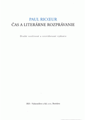 Čas a literárne rozprávanie  Cover Image