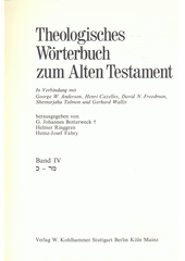 Theologisches Wörterbuch zum Alten Testament. Band IV  Cover Image