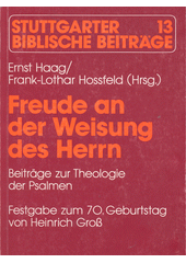 Freude an der Weisung des Herrn : Beiträge zur Theologie der Psalmen  Cover Image