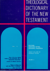 Theological dictionary of the New Testament / Volume 10 Index volume Cover Image