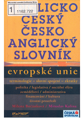 Anglicko-český, česko-anglický slovník Evropské unie  Cover Image