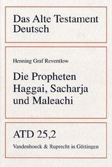 Die Propheten Haggai, Sacharja und Maleachi  Cover Image