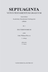 Septuaginta : Vetus Testamentum Graecum. Vol. III.2, Deuteronomium  Cover Image