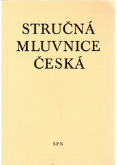 Stručná mluvnice česká  Cover Image