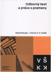 Odborný text a práce s prameny  Cover Image