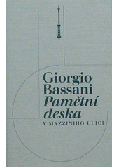 Pamětní deska v Mazziniho ulici  Cover Image