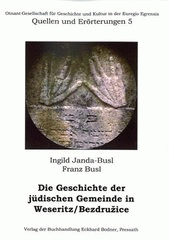 Die Geschichte der jüdischen Gemeinde in Weseritz/Bezdružice  Cover Image