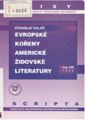 Evropské kořeny americké židovské literatury  Cover Image