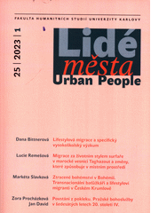 Lidé města : revue pro etnologii, antropologii a etologii komunikace. 3/2000 Cover Image