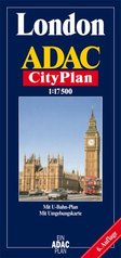 London City Plan : 1 : 17500 : mit U-Bahn-Plan : mit Umgebungskarte Cover Image