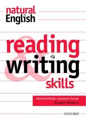 Natural English & reading, writing, skills : intermediate resource book  Cover Image