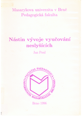 Nástin vývoje vyučování neslyšících  Cover Image