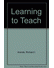 Go to record Learning to teach